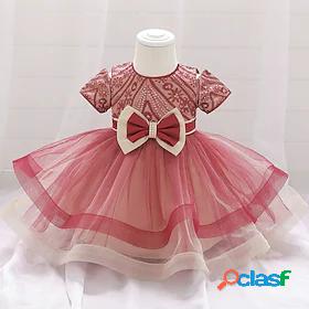 Baby Girls' Children's Day Active Sweet Dress Cotton Party