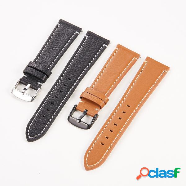 Bakeey 18/20 / 22mm Soft Orologio universale Vera Pelle