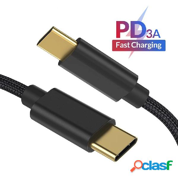 Bakeey 60W 3A Cavo da USB Type C a USB C Alimentazione da 60