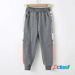 Bambino Da ragazzo Pantaloni Grigio Fantasia geometrica