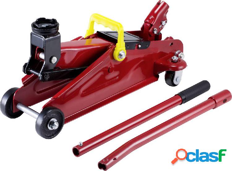 Basetech Cric a carrello 2 t Altezza operativa: 13.5 - 34 cm