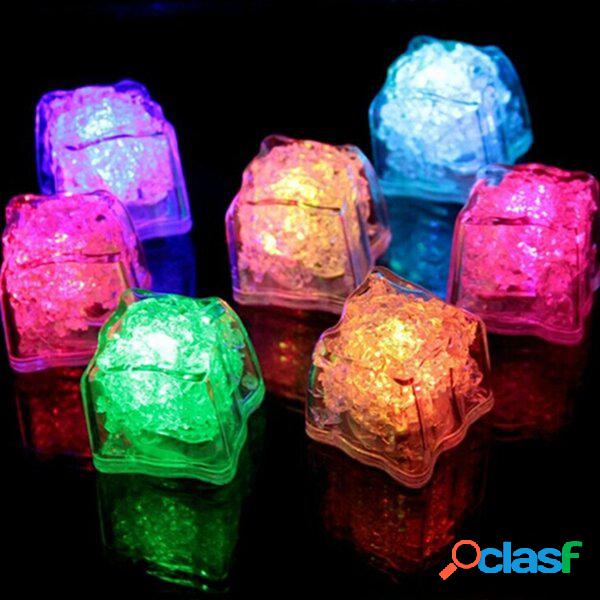 Batteria Powered LED Ice Cube Colorful Luce sommergibile per
