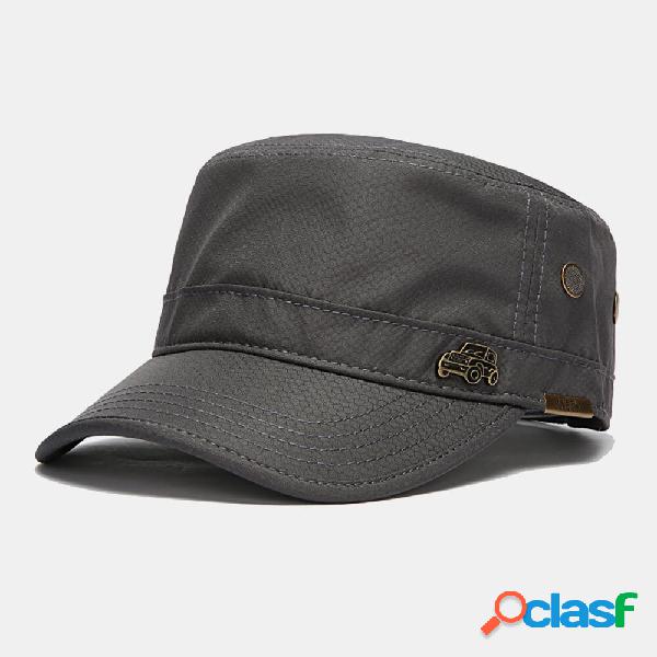 Berretti da uomo Cadet Army Plain Cappello a cilindro piatto