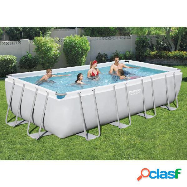 Bestway Power Steel Set Piscina Rettangolare 549x274x122 cm
