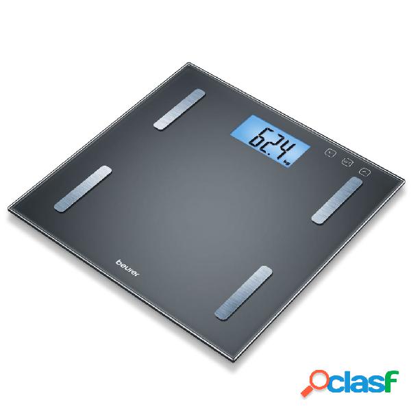 Beurer Bilancia Pesapersone Diagnostica BF 180 Vetro Nero