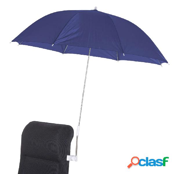 Bo-Camp Parasole Universale per Sedia 106 cm Blu