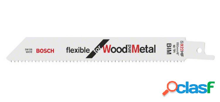 Bosch, lama per sega frontale S 922 HF, flessibile per legno