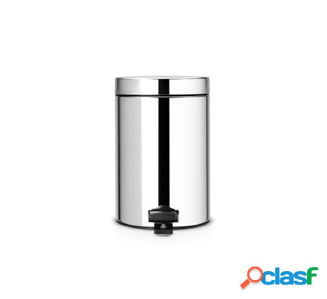 Brabantia Pedal Bin Newicon 3L acciaio lucido - pattumiera