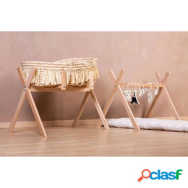 CHILDHOME Supporto Tipi per Cesto Moses Play & Gym Naturale