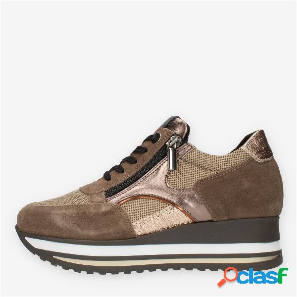 COMART Sneakers Basse Donna Marrone