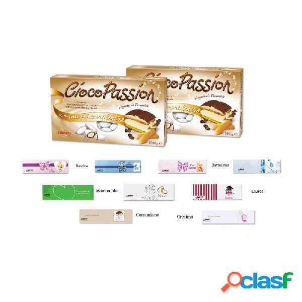 CRISPO CONFETTI CIOCOPASSION TIRAMISU' 2 KG + 100