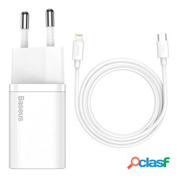 Caricabatteria Rapido Baseus Super Si con USB-C / Lightning