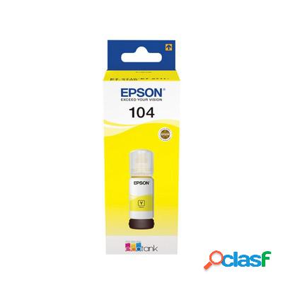 Cartuccia Epson C13T00P440 T00P4 104 originale GIALLO