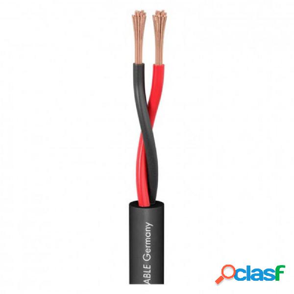 Cavo per altoparlanti 2 x 2.50 mm² Nero Sommer Cable