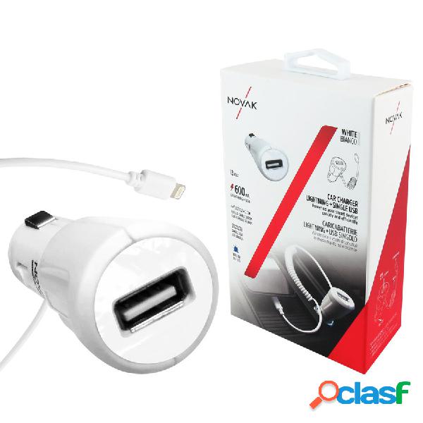 Cavo ricarica 12V Lightning + USB - NOVAK