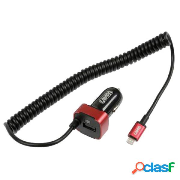 Cavo ricarica 12V Micro USB + Apple - LAMPA