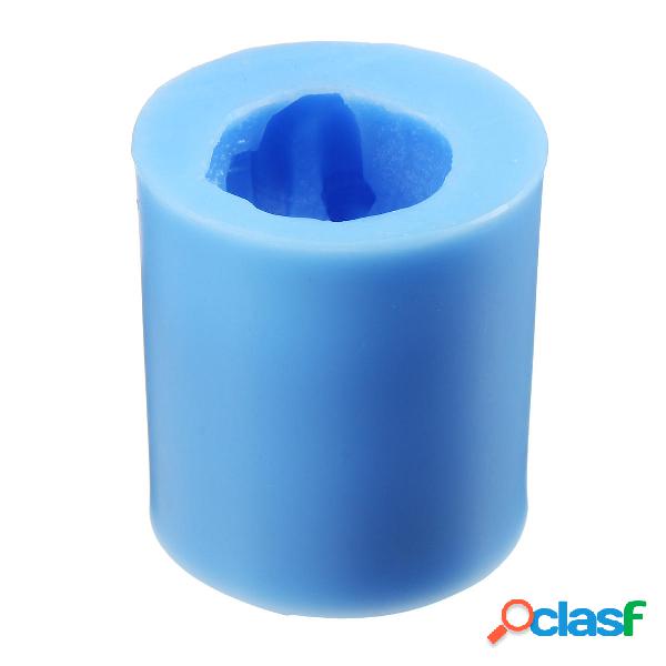 Cervi albero di Natale 3D Silicone Sapone Stampi per candele