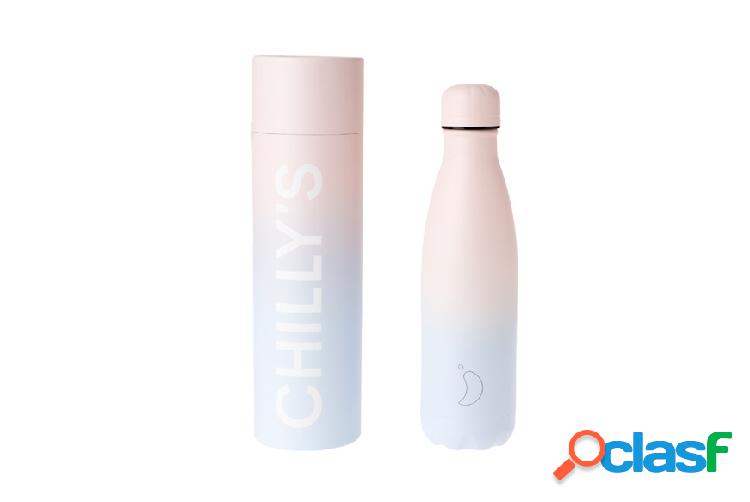 Chillys Bottles Bottiglia termica acquerello blu rosa
