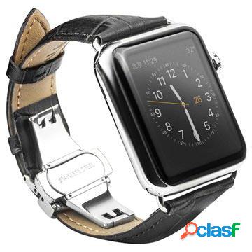 Cinturino in Pelle Qialino per Apple Watch Series