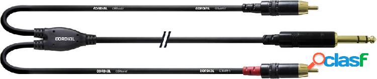 Cordial CFY 3 VCC Audio Adattatore a Y [1x Spina jack da 6.3
