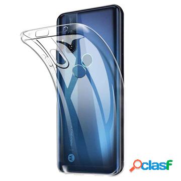 Cover Anti Scivolo TPU per Motorola One Hyper - Trasparente