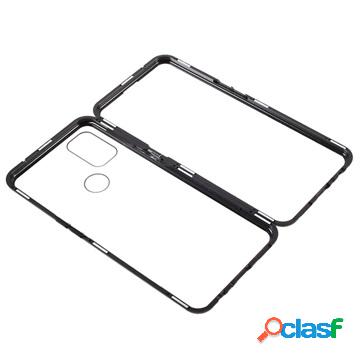 Cover Magnetica con Vetro Temperato per OnePlus Nord N10 5G