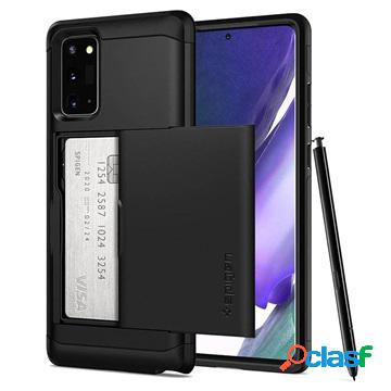 Cover Spigen Slim Armor CS per Samsung Galaxy Note20 - Nera