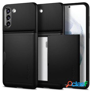 Cover Spigen Slim Armor CS per Samsung Galaxy S21+ 5G - Nera