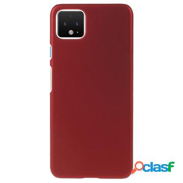 Cover in Plastica Gommata per Google Pixel 4 XL - Rosso