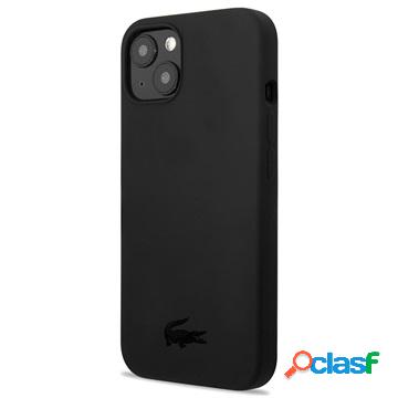 Cover in Silicone Liquido Lacoste per iPhone 13 - Nera