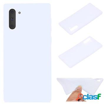 Cover in Silicone per Samsung Galaxy Note 10 - Bianca