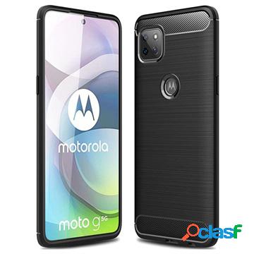 Cover in TPU Spazzolata per Motorola Moto G 5G - Fibra di