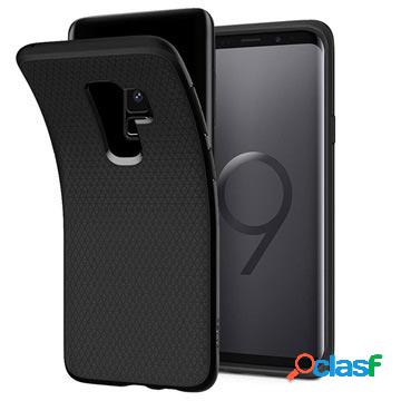 Cover per Samsung Galaxy S9+ Spigen Liquid Air - Nero Opaco