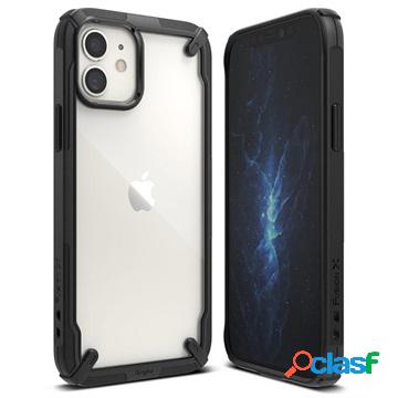 Custodia Ibrida Ringke Fusion X per iPhone 12 Mini - Nera