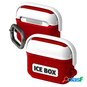 Custodia Ibrida Ringke Ice Box per AirPods 3 - Rossa