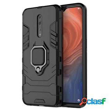 Custodia Ibrida con Supporto ad Anello per Oppo Reno Z -