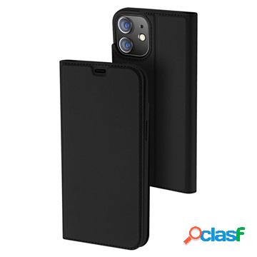 Custodia a Flip Dux Ducis Skin Pro per iPhone 12 Mini - Nera