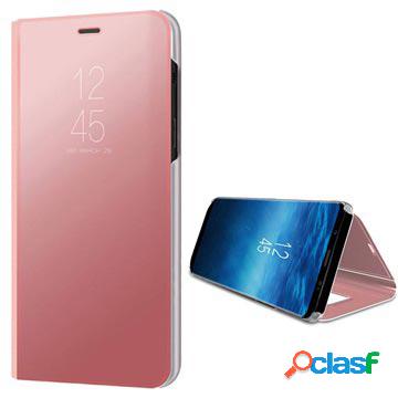 Custodia a Flip Luxury Mirror View per Samsung Galaxy A8