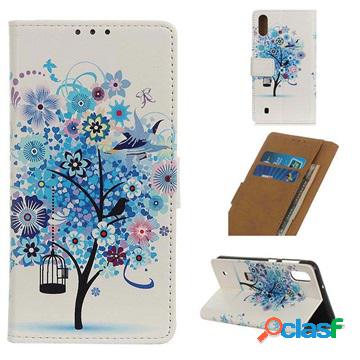 Custodia a Portafoglio per Samsung Galaxy A10 - Serie Glam -