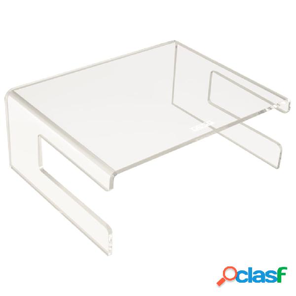 DESQ Stand per Monitor in Acrilico Trasparente 30,5x23x12cm