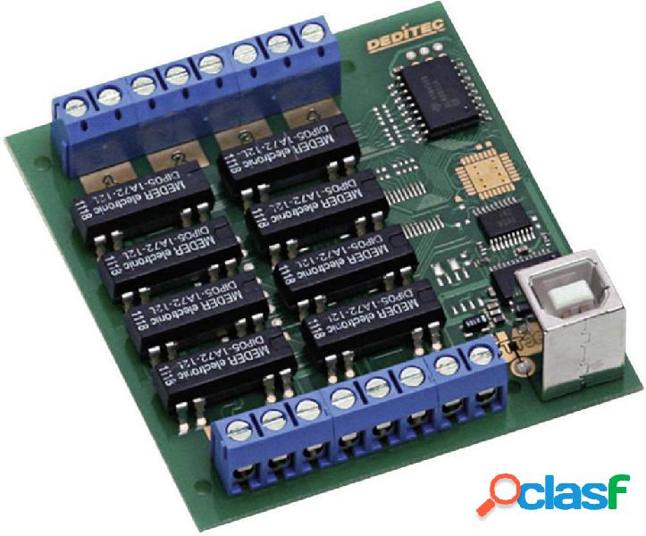Deditec USB-RELAIS-8_A Modulo uscite USB Numero uscite