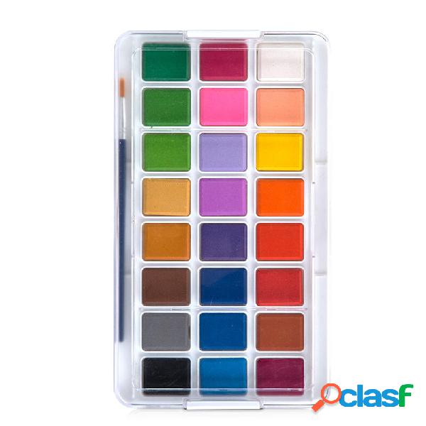 Deli 73870 24 colori Set di pigmenti color acqua solido Set