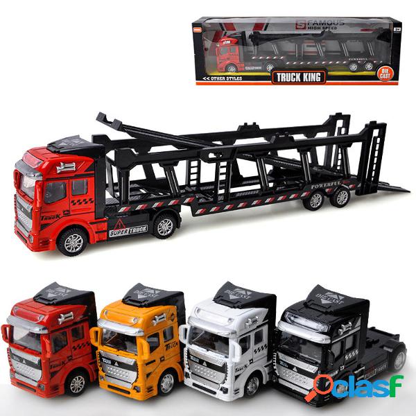 Diecast Carrier Vehicle Trucks Modelli Mini Toys Car Diecast