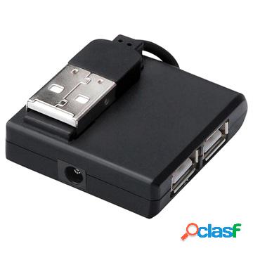 Digitus DA-70217 4-port USB Hub - 480Mbps, Win/Mac - Black