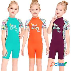 DiveSail Girls UV Sun Protection UPF50 Breathable Rash Guard