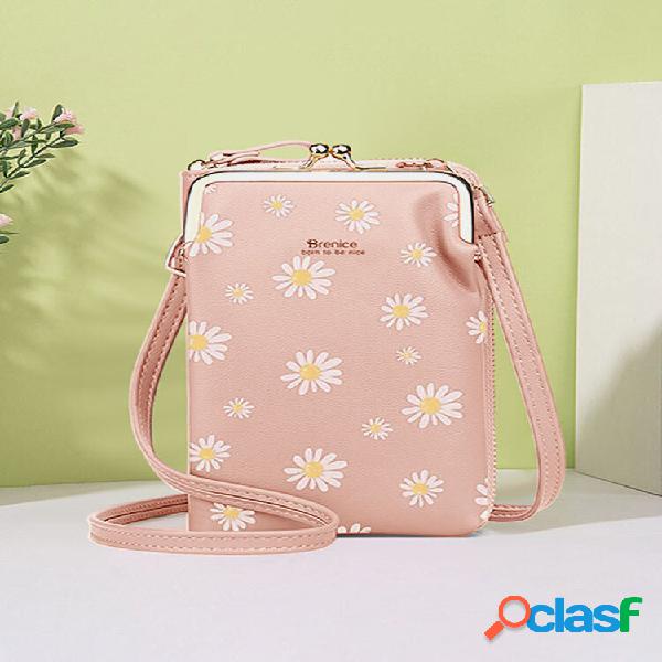 Donna 13 slot per schede Telefono Borsa Daisy Crossbody