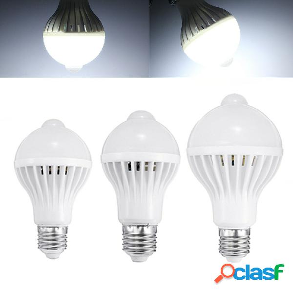 E27 5W 7W 9W Lampadina LED con PIR Sensore ad Infrarossi di