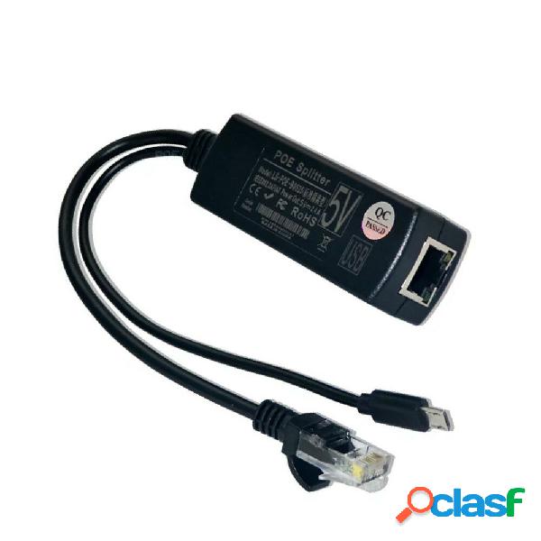 ESCAM 2.5KV Anti-interferenza Power Over Ethernet 48V a 5V