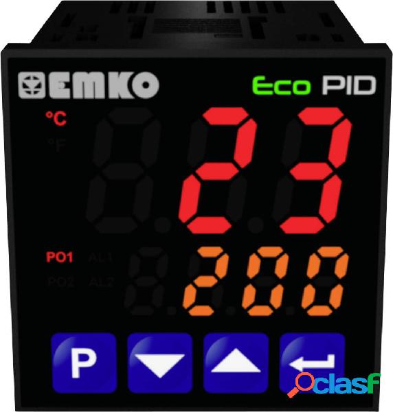 Emko ecoPID.4.5.2R.S.485 Termostato Pt100, J, K, R, S, T, L