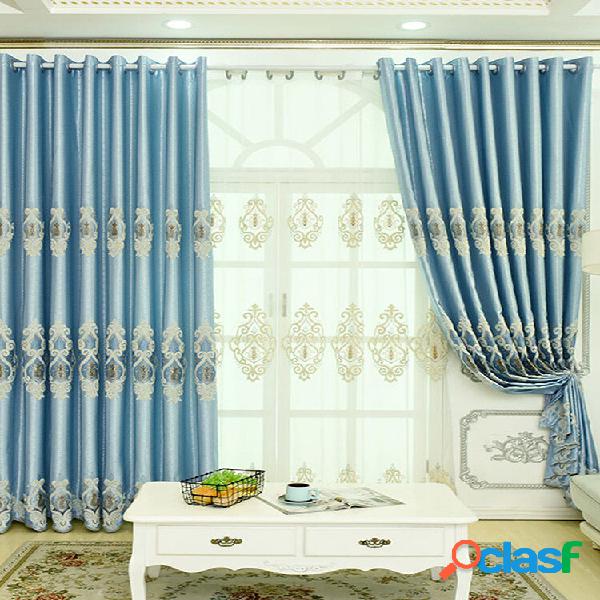 European-style Embroidered Curtains And Embroidered Window